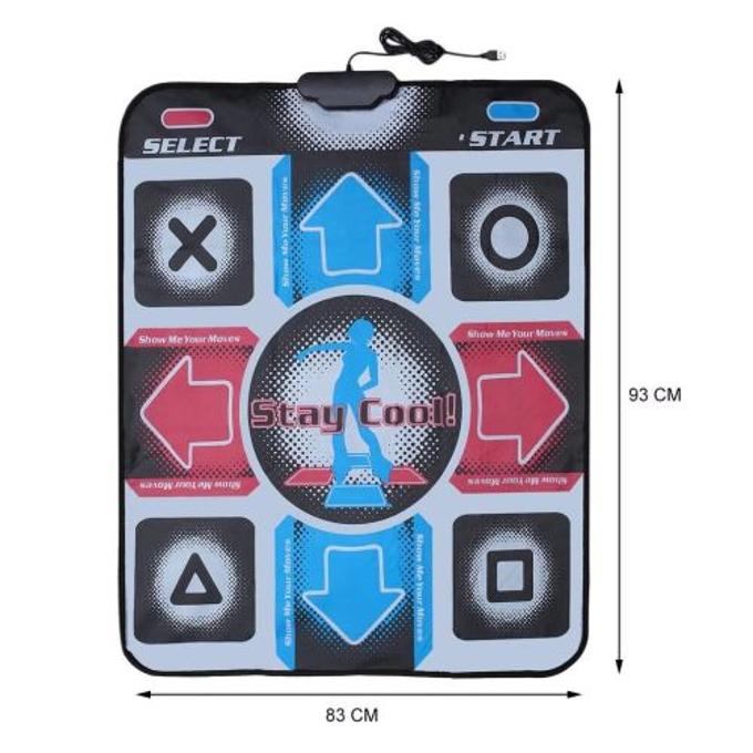 USB Non-Slip PC Video Arcade Dancing Mat Dance Pads, Motion Sensing Game Mat, Step Dance Gaming Blanket