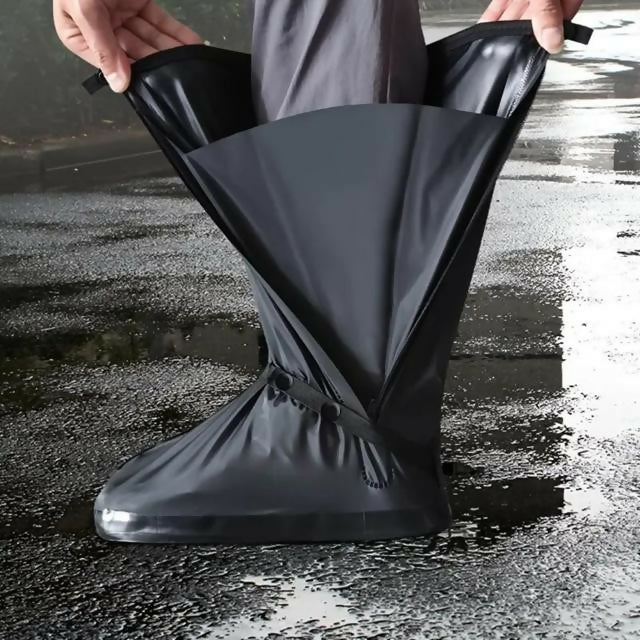 Water Resistant Reusable Rain Shoe, Foldable Thickened And Sturdy Shoe Cover, Rainproof Boot Cover