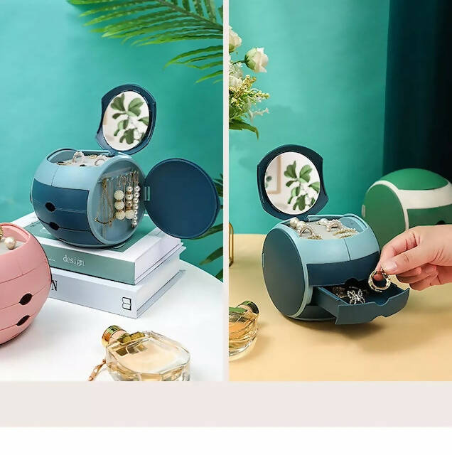 Ball Shaped Jewelry Box with Drawers, Multilayered Storage, Attractive Design, Gift Option