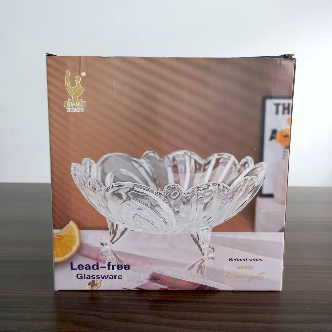 Decorative Glass Bowl 24.5cm