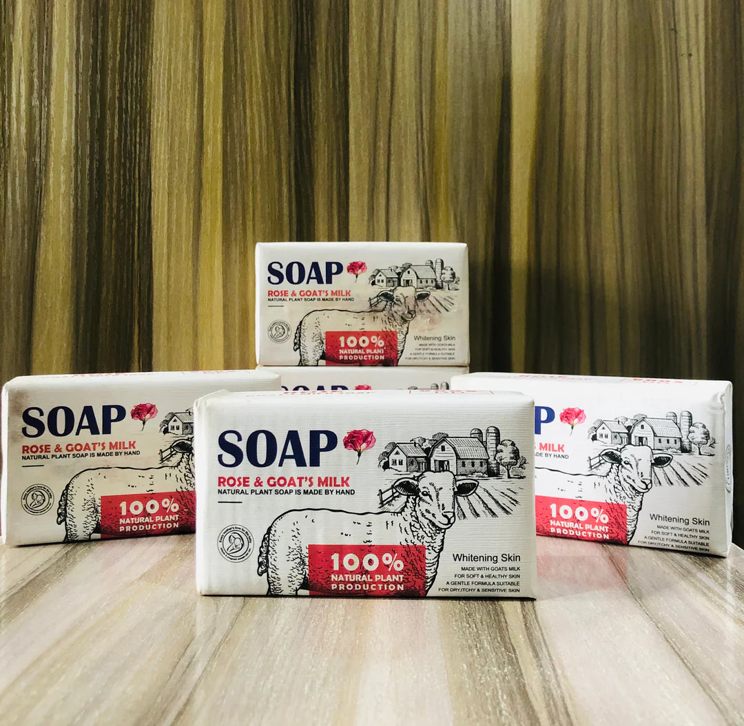 Rose & Goat's Milk Natural Handmade Soap 100g