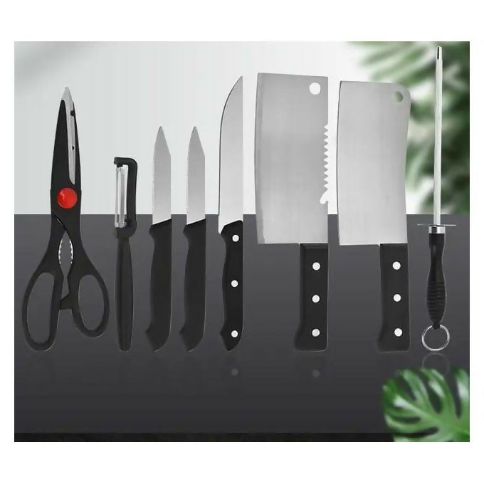 8pc Knife Set (Blister Pack)