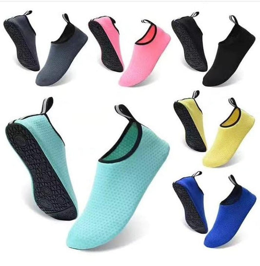 Gym/Beach Shoes, Water Sports Shoes, Quick-Drying Yoga Shoes, Barefoot Quick-Dry Aqua Socks Slip-on for Beach, Swim, Surf, Yoga, Exercise