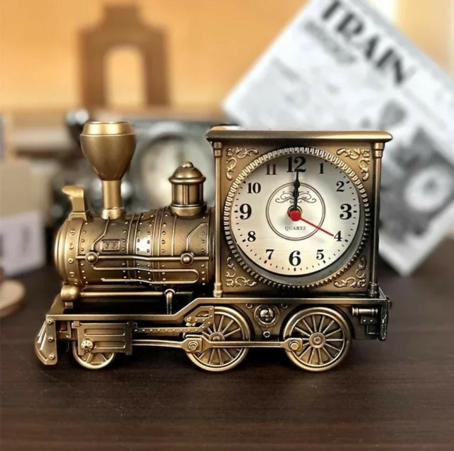 Retro Locomotive Alarm Clock