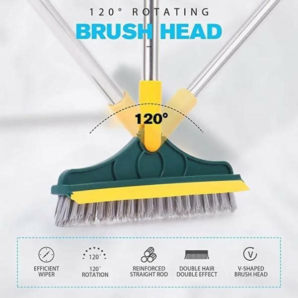 2-in-1 V-Shape Magic Broom and Squeegee