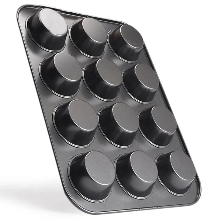 12-Hole Non-Stick Carbon Steel Tray