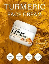 Sauvasine Turmeric Face Cream Organic Brighten Skin (50g)