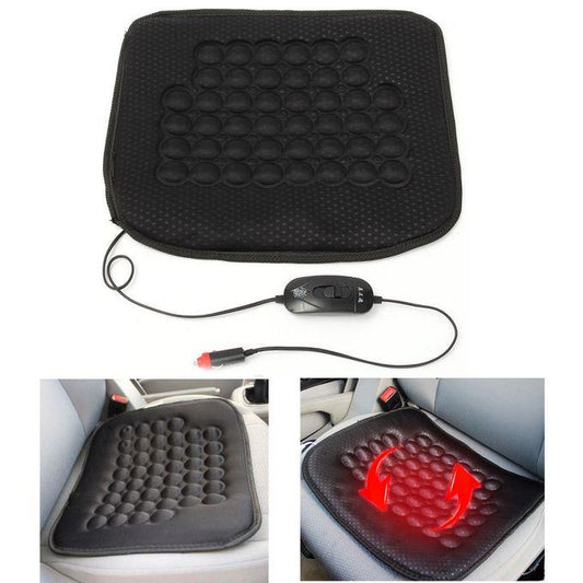 Auto Car SUV Heated Seat Cushion Pad Hot Cover Heater Warmer + 12V Controller