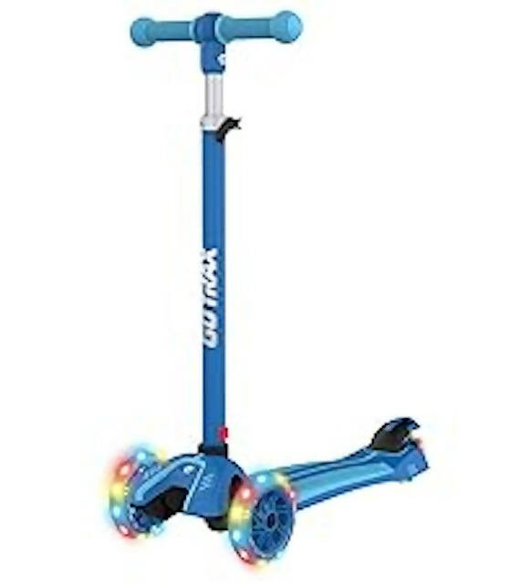 Adjustable Scooter with Lights: Suitable for Ages 3-12, Maximum Load 50kgs