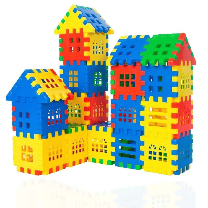 50pc Educational Enlightenment Building Blocks Construction Set Colorful