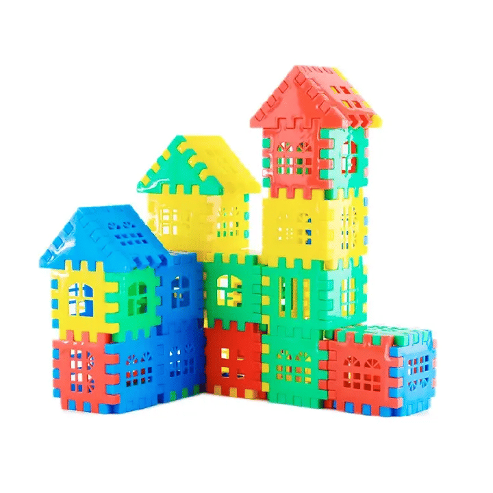50pc Educational Enlightenment Building Blocks Construction Set Colorful