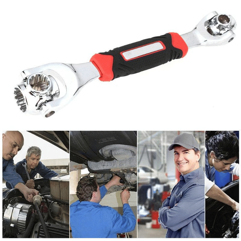 Tiger 8-in-1 Universal Socket Wrench with 360-Degree Rotation Tool
