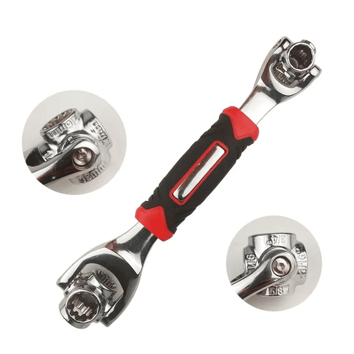 Tiger 8-in-1 Universal Socket Wrench with 360-Degree Rotation Tool
