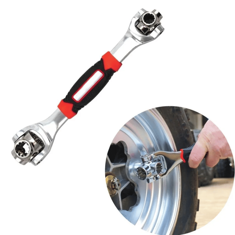 Tiger 8-in-1 Universal Socket Wrench with 360-Degree Rotation Tool