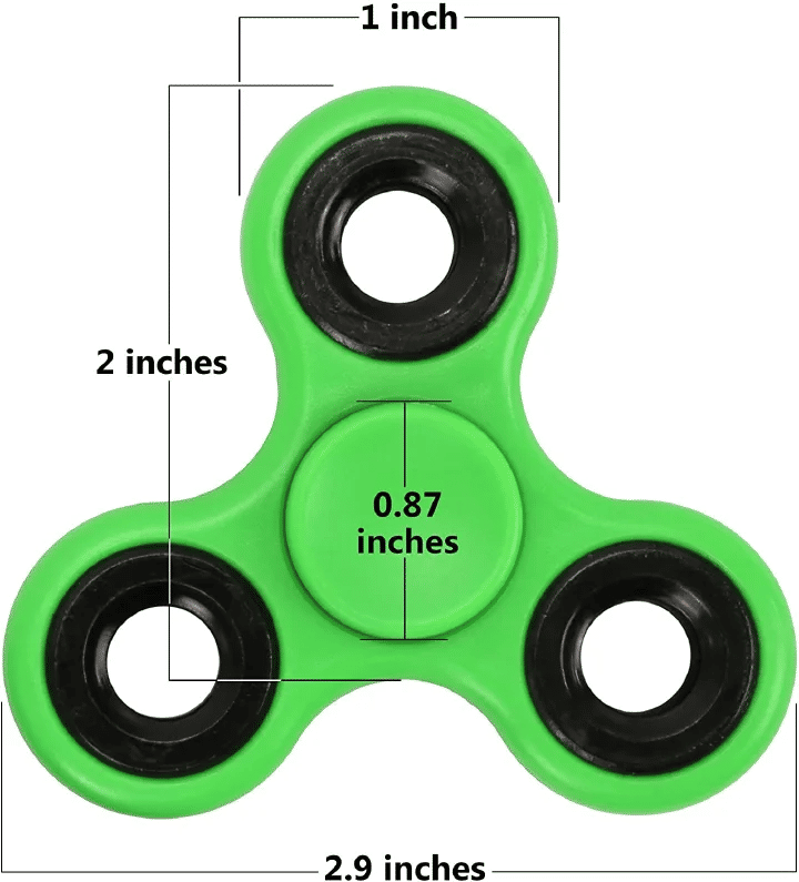 Generic Tri Fidget Spinner Metal Hand Toy Anti-Stress Relief