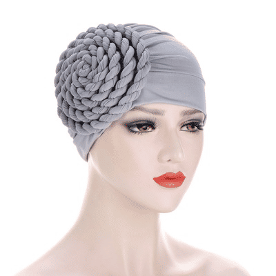 Elegant Braided Turban Head Wrap for Women - Soft, Stylish, Versatile Headwear