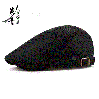 Unisex Mesh Flat Beret Cap - Summer Golf Driving Sun Protection