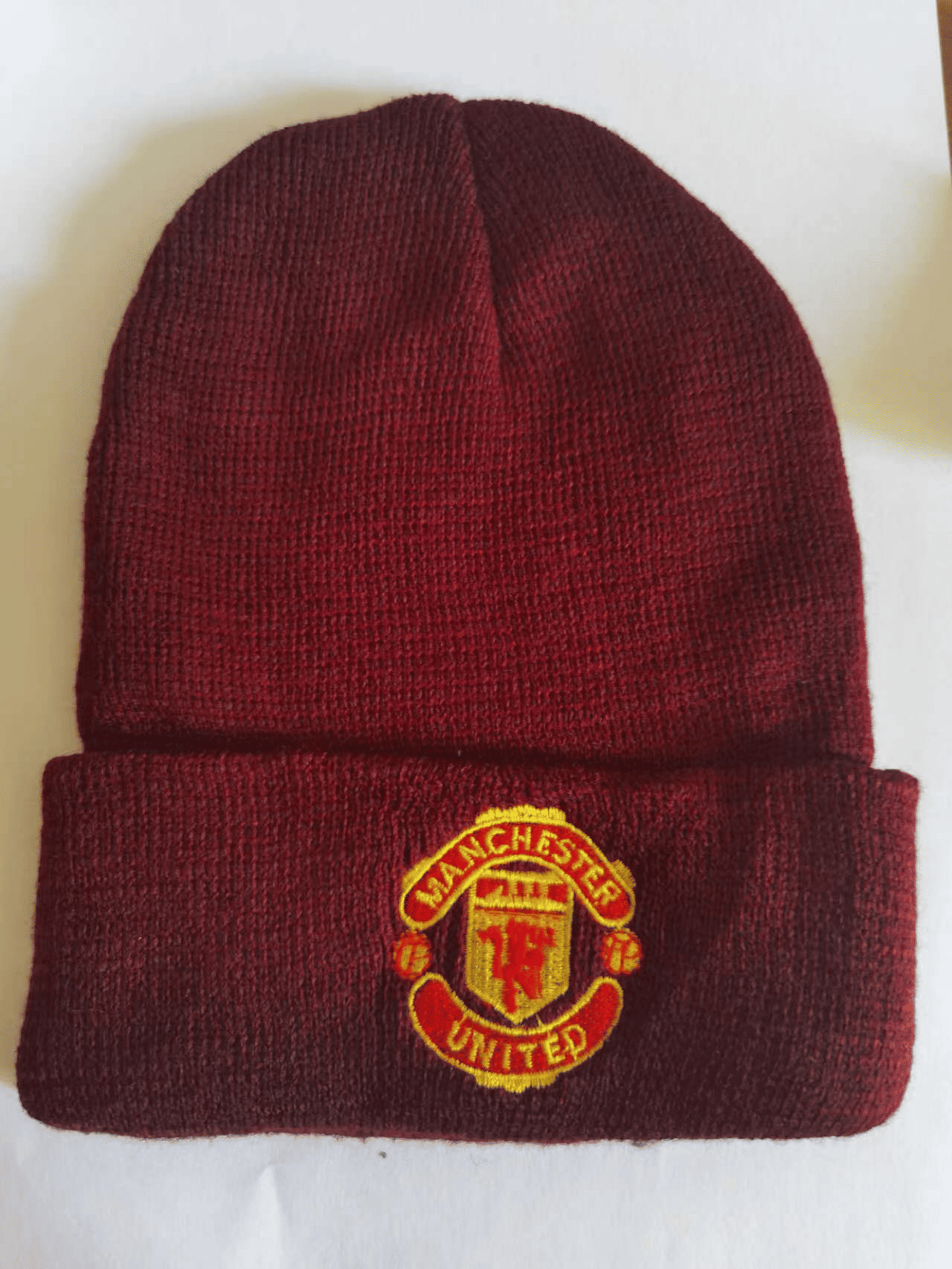 Manchester United C. Ronaldo Fan Embroidered Knitted Wool Beanie Winter Hat