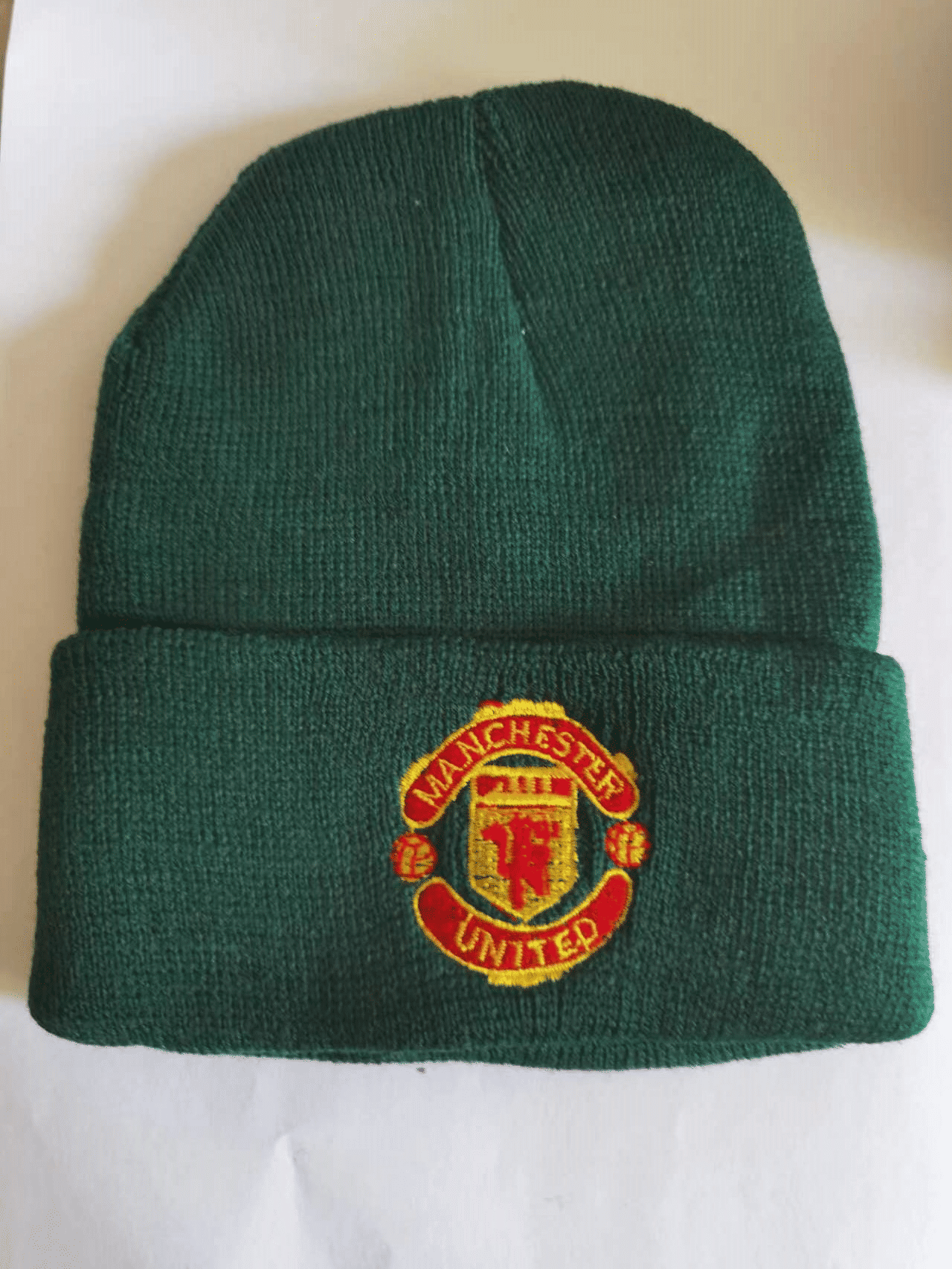 Manchester United C. Ronaldo Fan Embroidered Knitted Wool Beanie Winter Hat