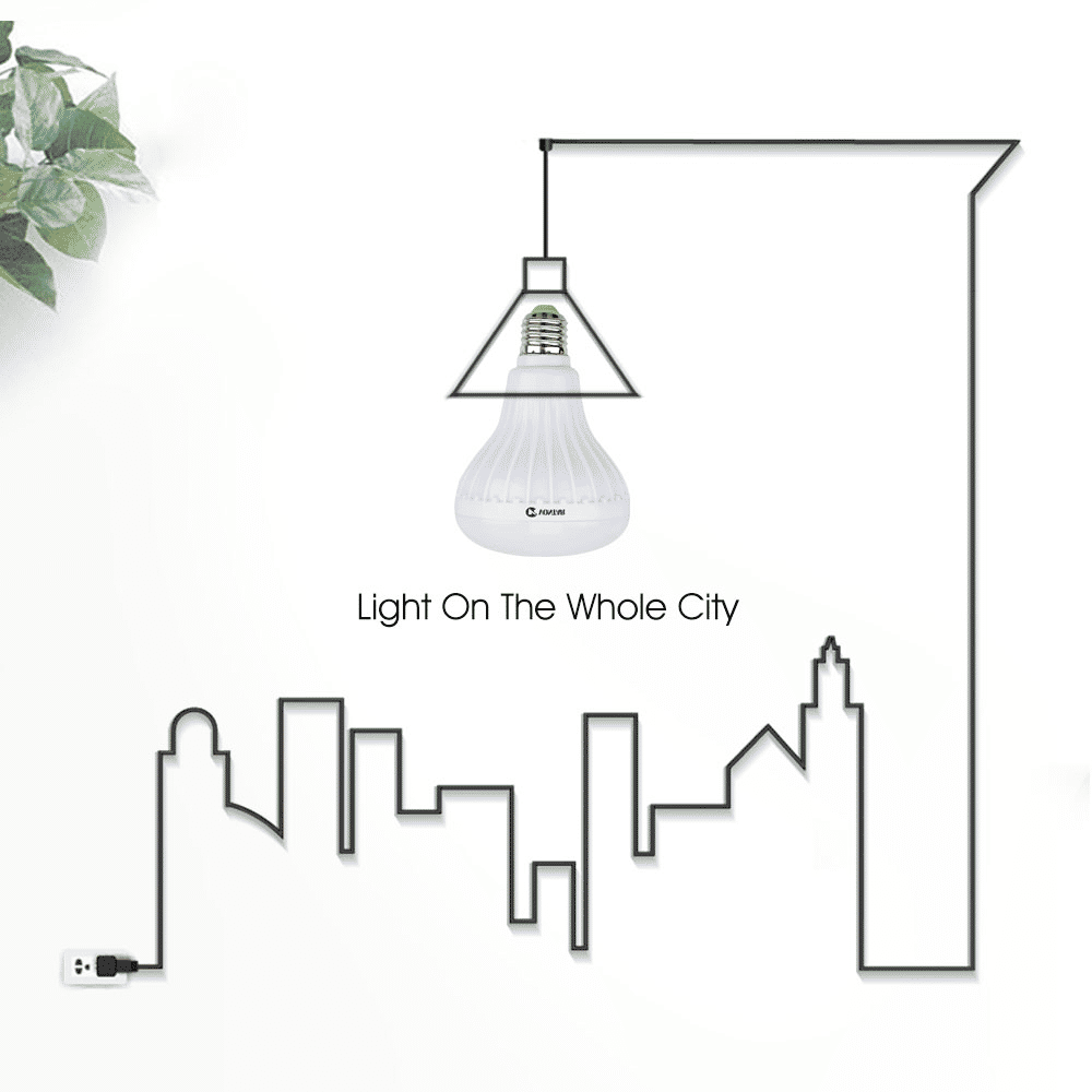 Smart Bluetooth Speaker Bulb: APP Control, RGB LED Light, Powerful Subwoofer Audio