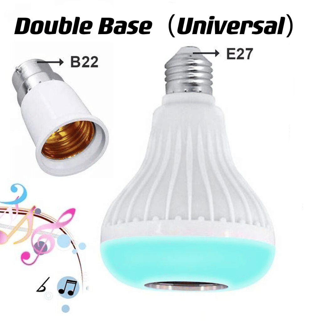 Smart Bluetooth Speaker Bulb: APP Control, RGB LED Light, Powerful Subwoofer Audio