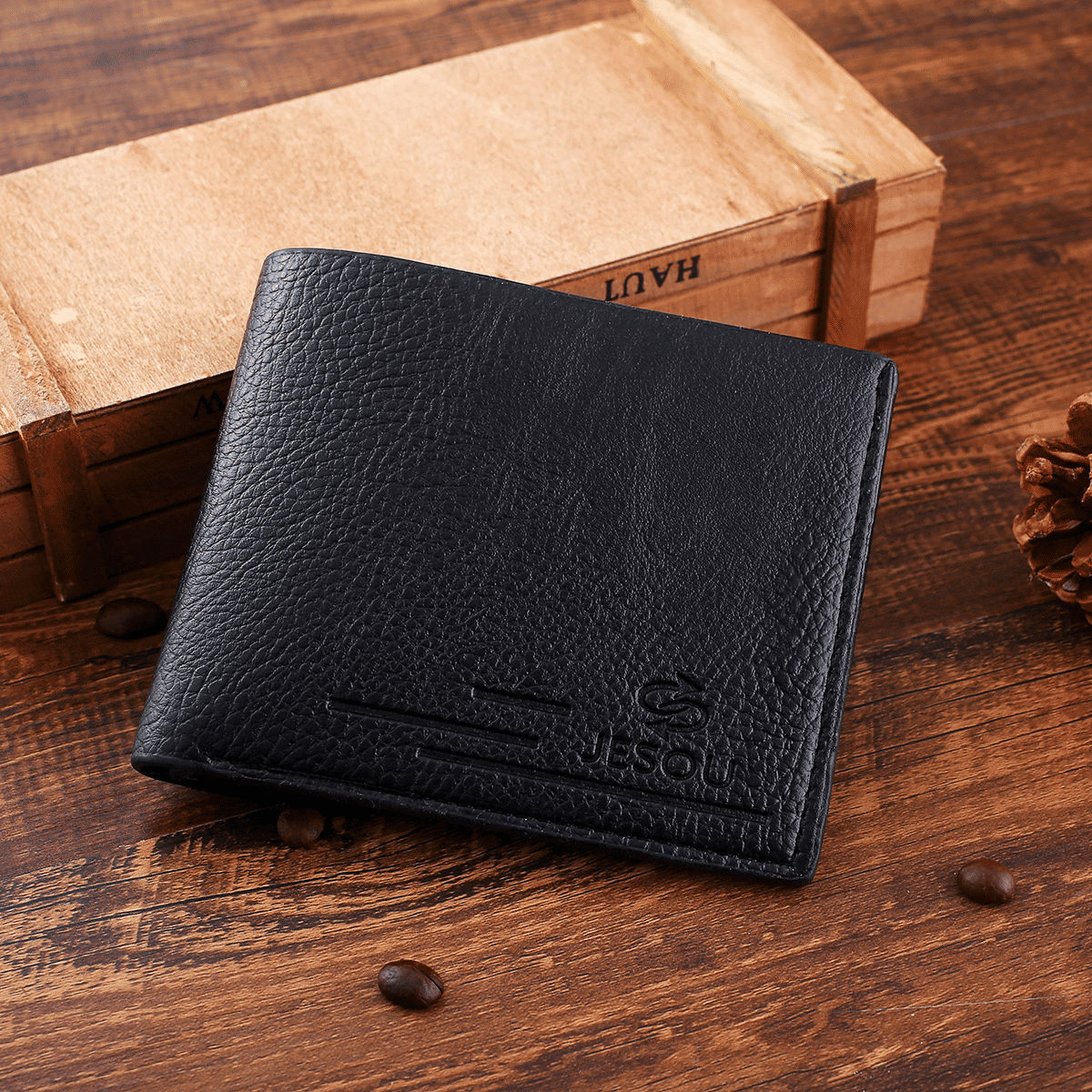 7-Piece Men's Luxury Gift Set: Watch, Belt, Wallet, Perfume, Pen, Tie, Cufflinks