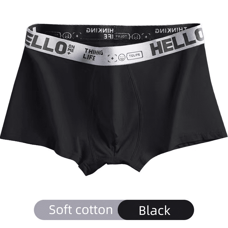 4-Pack Men's Cotton Graphene Boxer Briefs - Bacteriostat Youth Performance Underwear