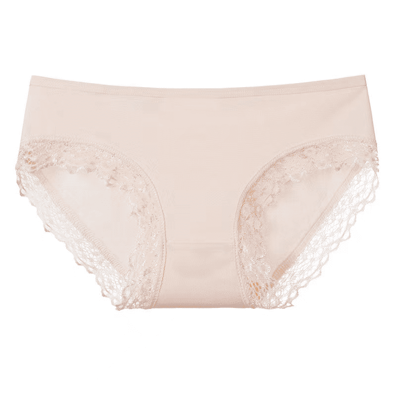 Ultimate Comfort 4 Pack Milk Silk Lace Panties for Women - Soft & Breathable
