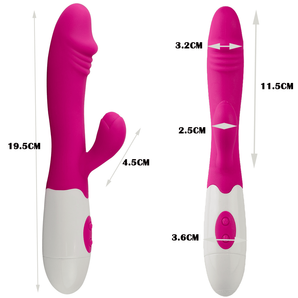 Womens Upgraded Dual Motor G-Spot Silicone Vibrator – Powerful Quiet Clit Stimulator