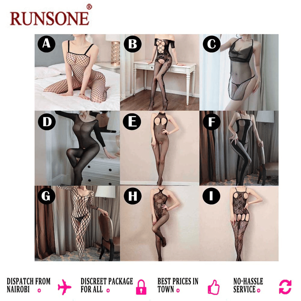 Alluring Women's Sexy Crotchless Fishnet Bodystocking Lingerie - 9 Styles, Plus Size