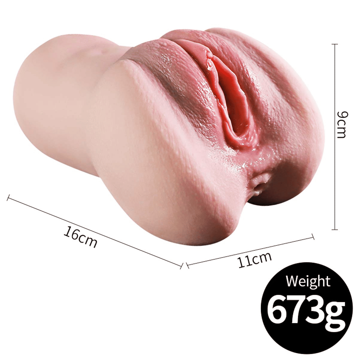 Realistic 3D Lifelike Vagina Ass Male Masturbator Cup Stroker Pocket Love Doll