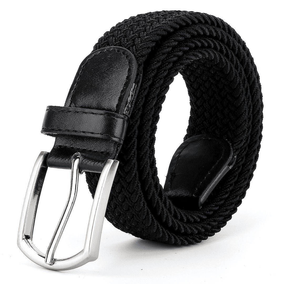 Premium Woven Elastic Braided Belt: Comfortable, Versatile, Durable for All Attire