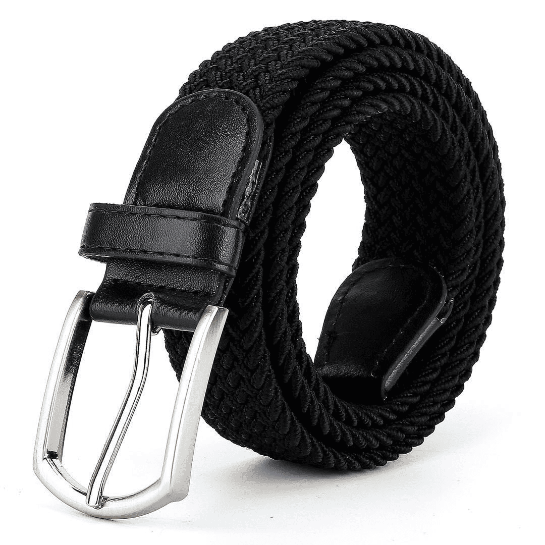 Men's Woven Elastic Braided Belt - Casual Outdoor Sports Universal Comfort