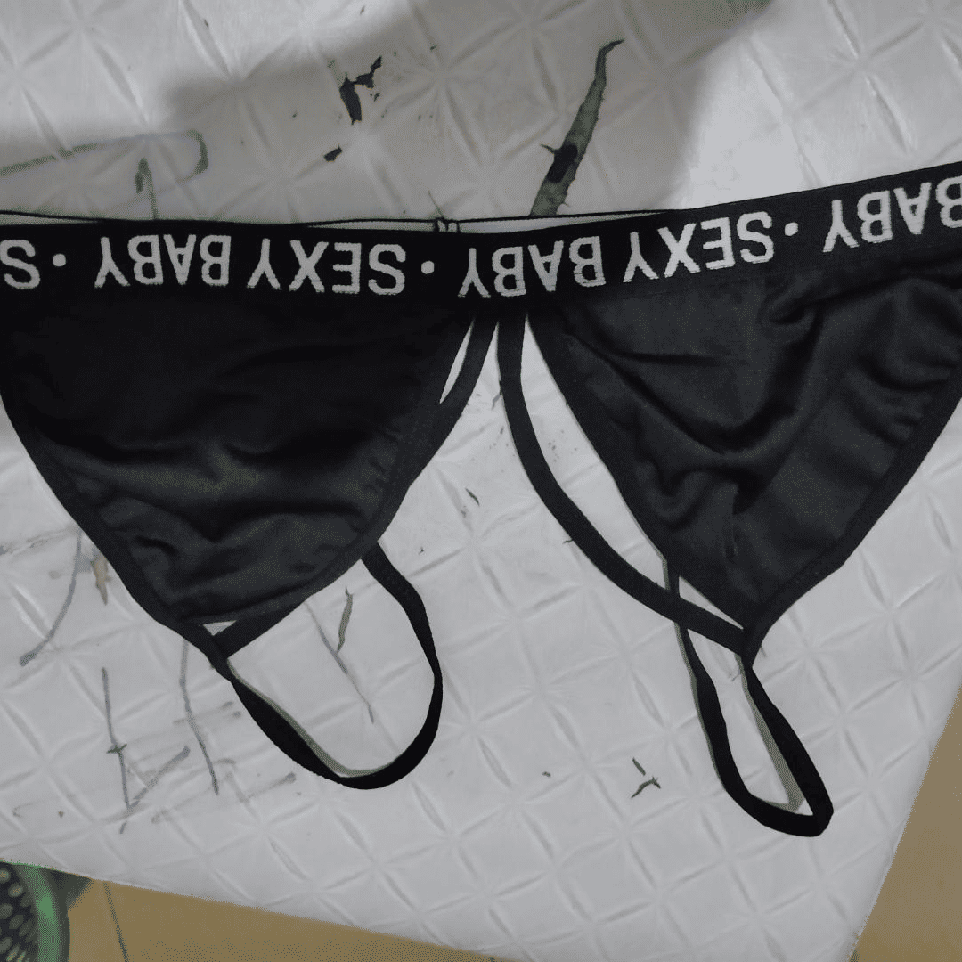 Chic Women's Soft Cotton Letter Print Cute Bikini Lingerie Swimsuit Set