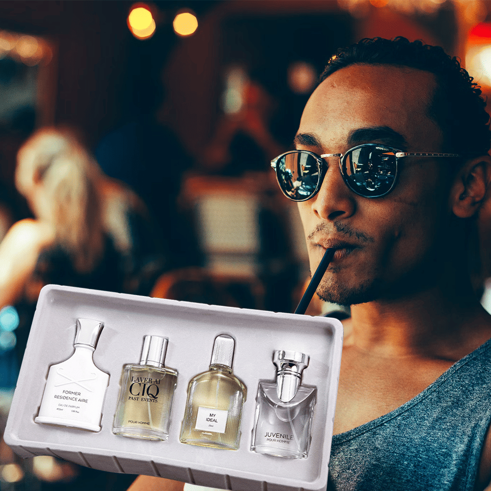 Generic 4-Piece Men's Perfume Set Long-Lasting Fragrance Collection