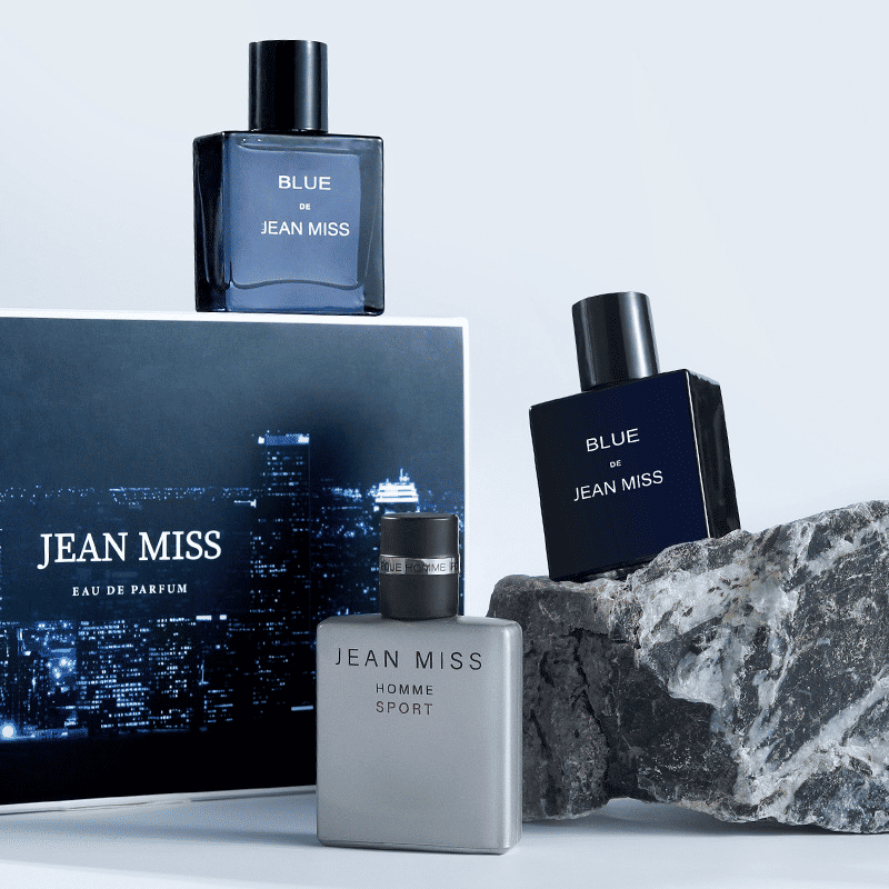 3Pcs Men Perfume Set Woody Fragrance Eau de Parfum Gift Box