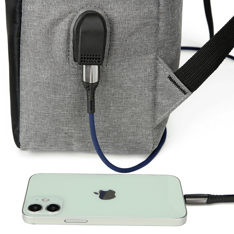 Spacious 15.6-inch Laptop Backpack with USB Charging Port & Large Capacity