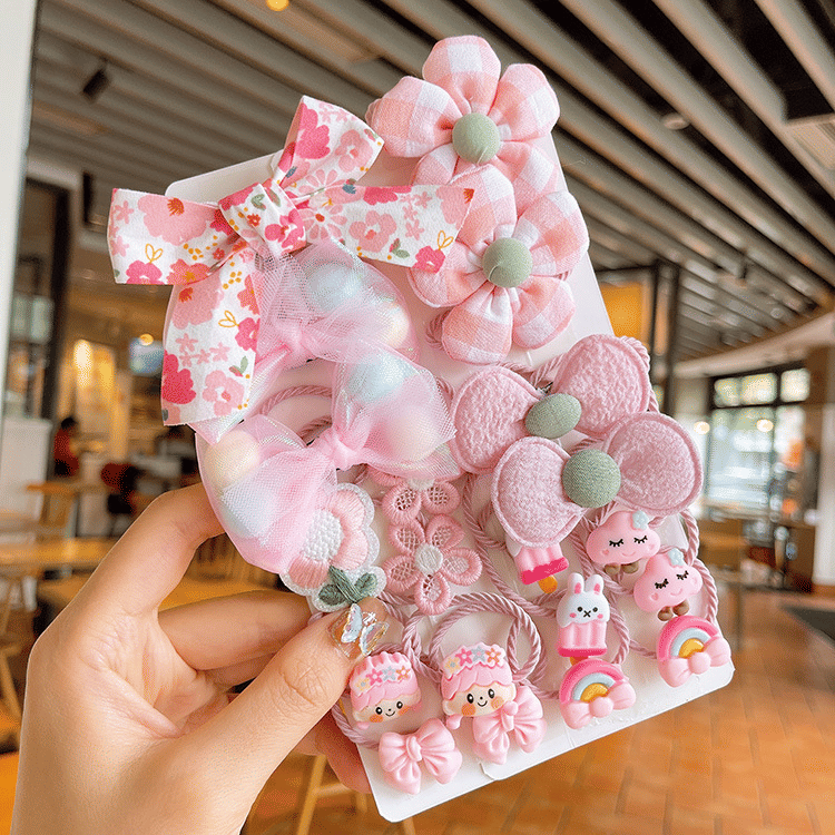 Cute Bling Candy Color Elastic Hair Ties for Girls, Toddlers, Kids