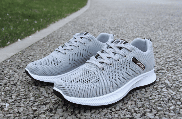 Freyr Unisex Breathable Non-Slip Athletic Running Shoes - Casual Gray