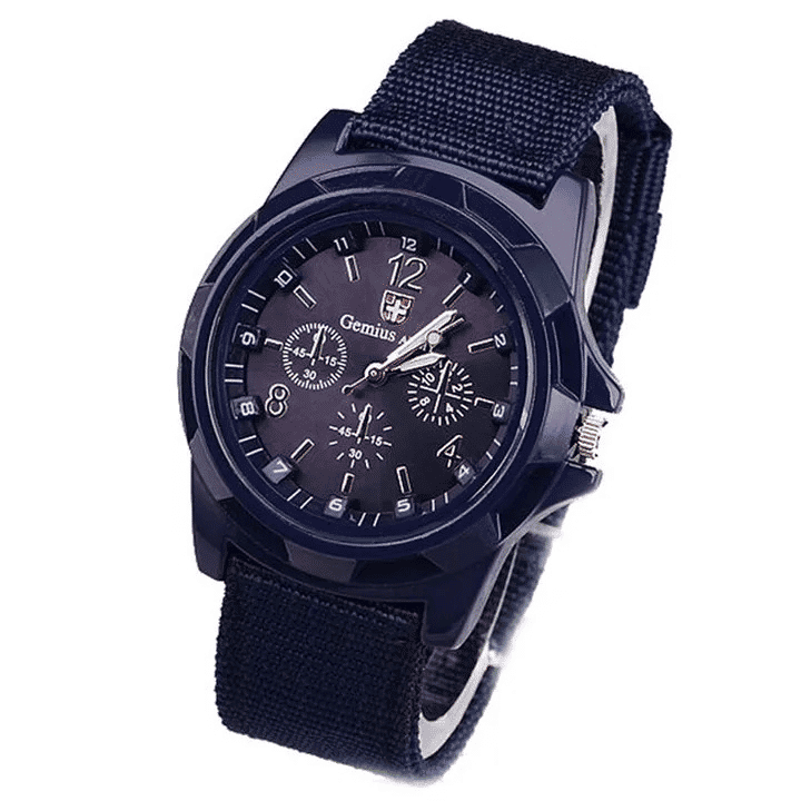 Durable Military Outdoor Sports Watch for Men with Braided Nylon Band