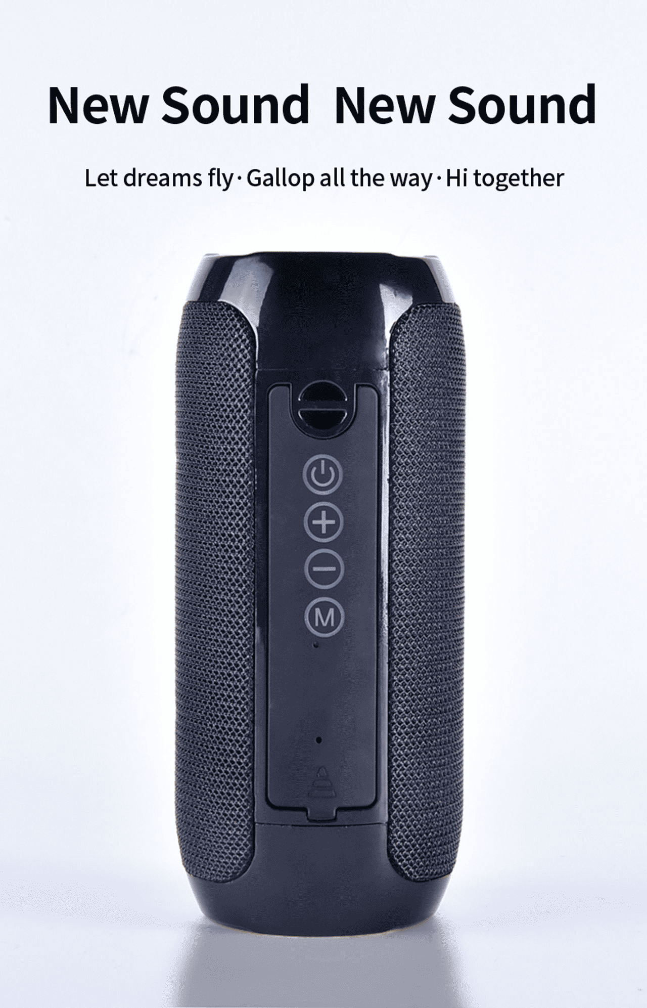 TG117 Portable Bluetooth Speaker Hi-Fi Wireless Loudspeaker with USB/TF Card Support