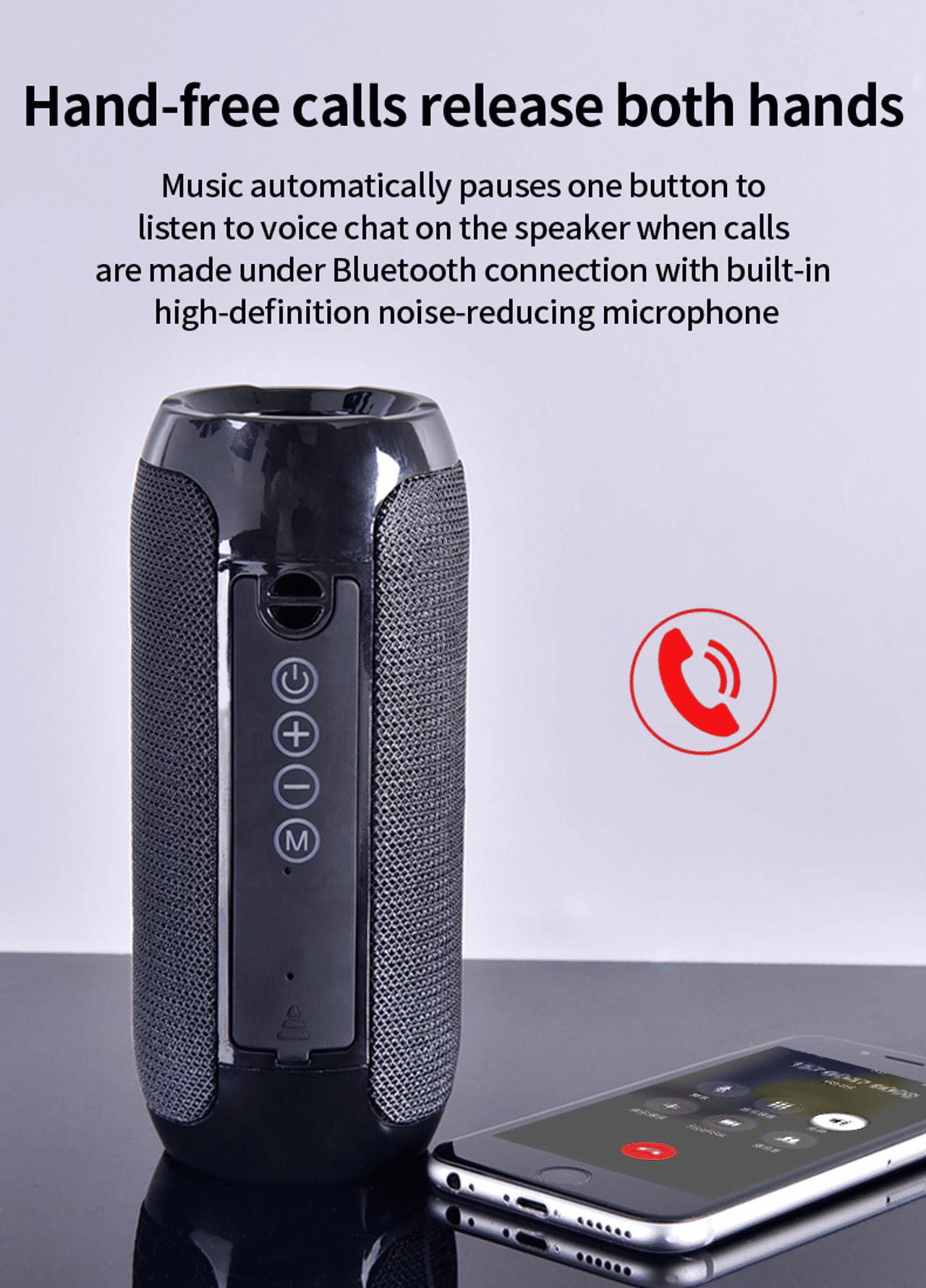 TG117 Portable Bluetooth Speaker Hi-Fi Wireless Loudspeaker with USB/TF Card Support