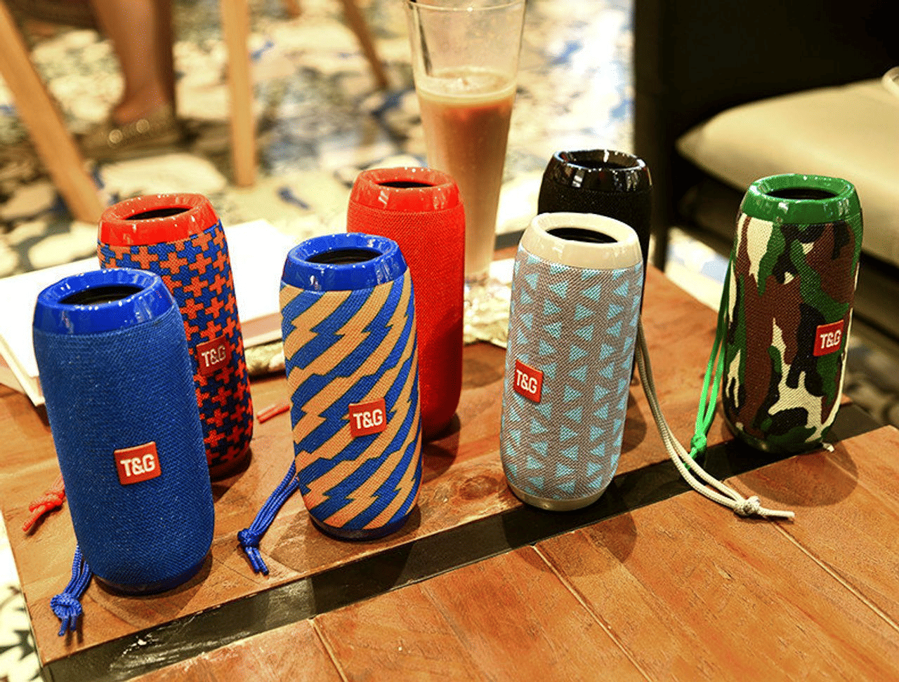 TG117 Portable Bluetooth Speaker Hi-Fi Wireless Loudspeaker with USB/TF Card Support