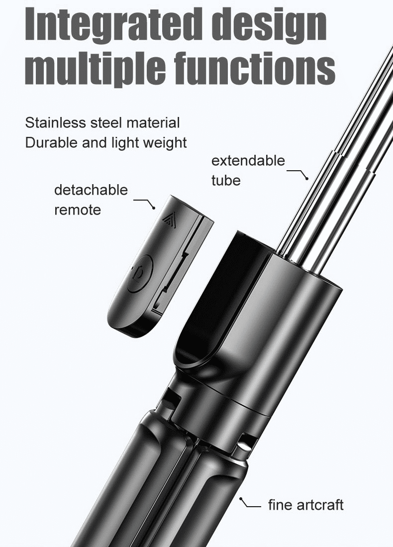 RichRipple 3-in-1 Portable Phone Tripod Selfie Stick Gimbal SLR Compatibility