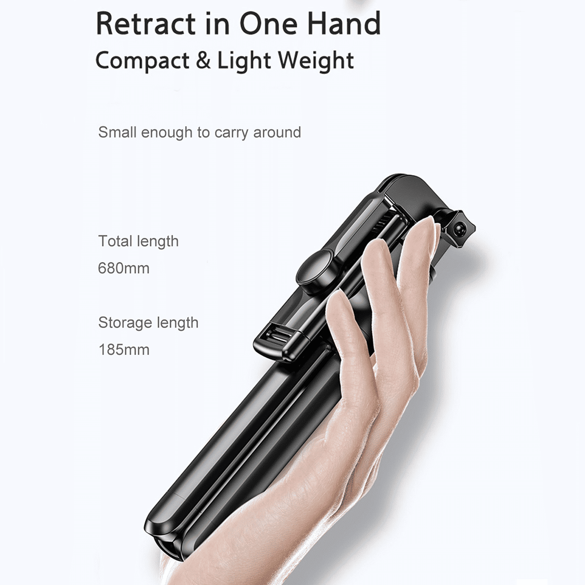 RichRipple 3-in-1 Portable Phone Tripod Selfie Stick Gimbal SLR Compatibility