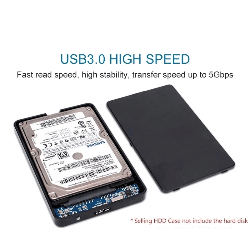 RichRipple Portable External Hard Drive HDD USB 3.0 320GB Black