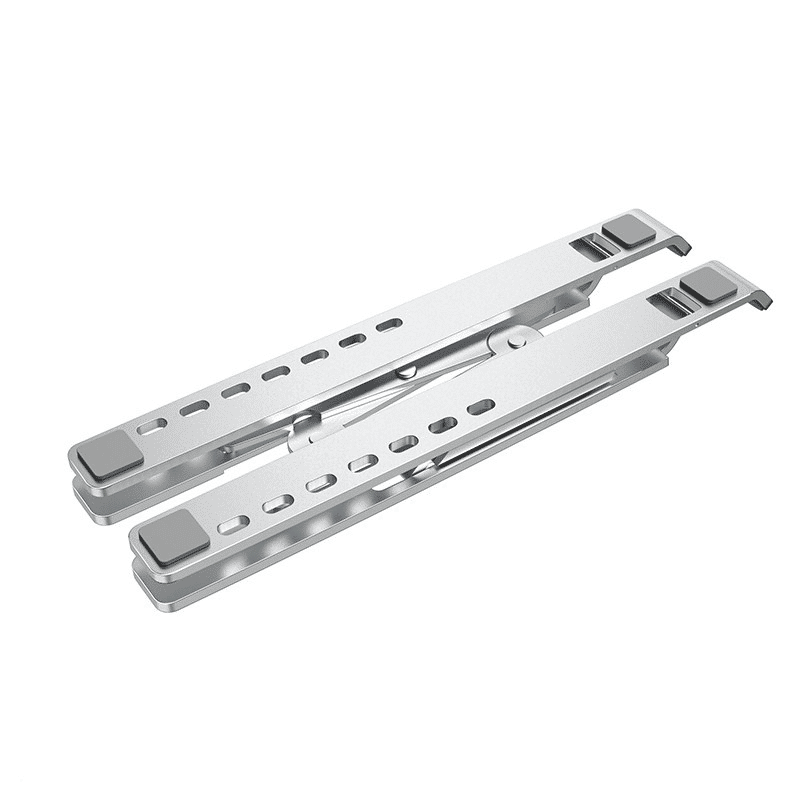 RichRipple Premium Aluminum Alloy Foldable Laptop Stand - Ergonomic Adjustable Riser