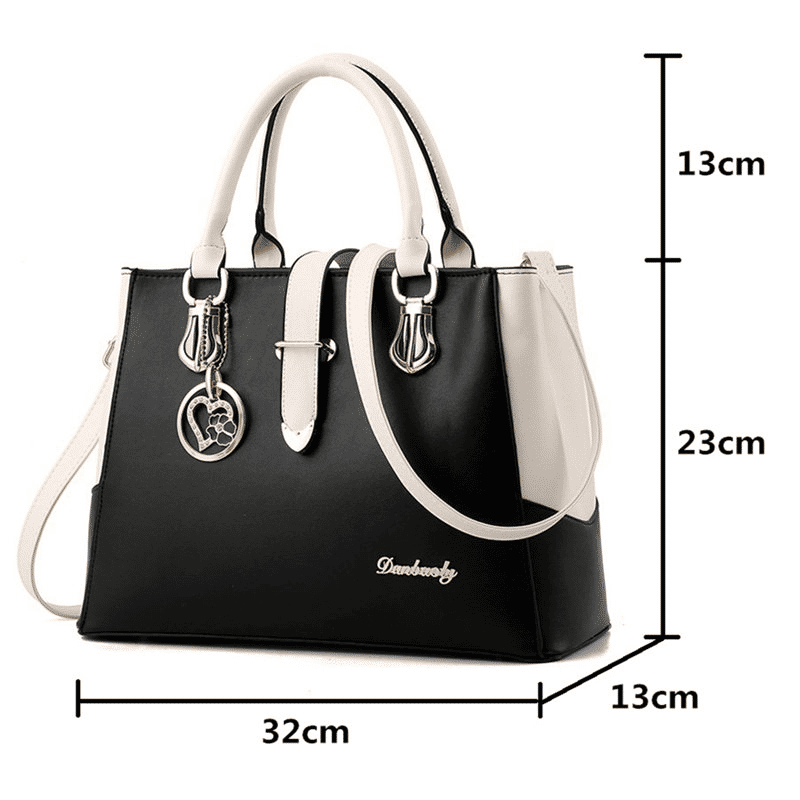 Elegant Classic Ladies Handbag – Premium PU Leather Shoulder Tote Bag