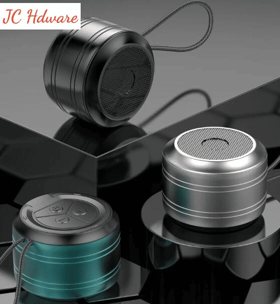 JC A2 Portable Bluetooth Speaker: Super Volume, Wireless, Metal, Call Mic