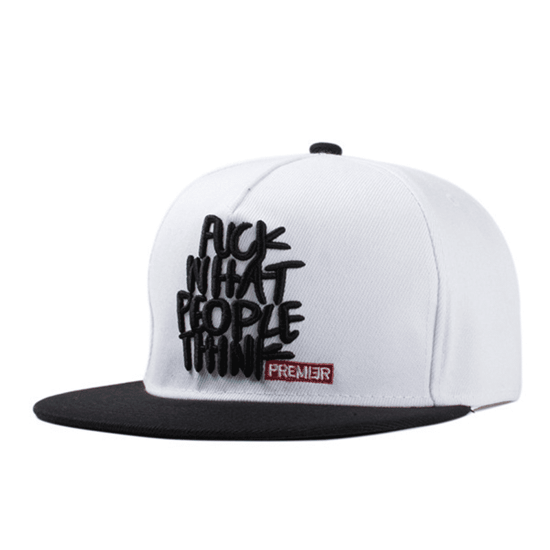 Unisex Fashion Snapback Baseball Cap: Flat-Brimmed Hip-Hop Street Style Hat
